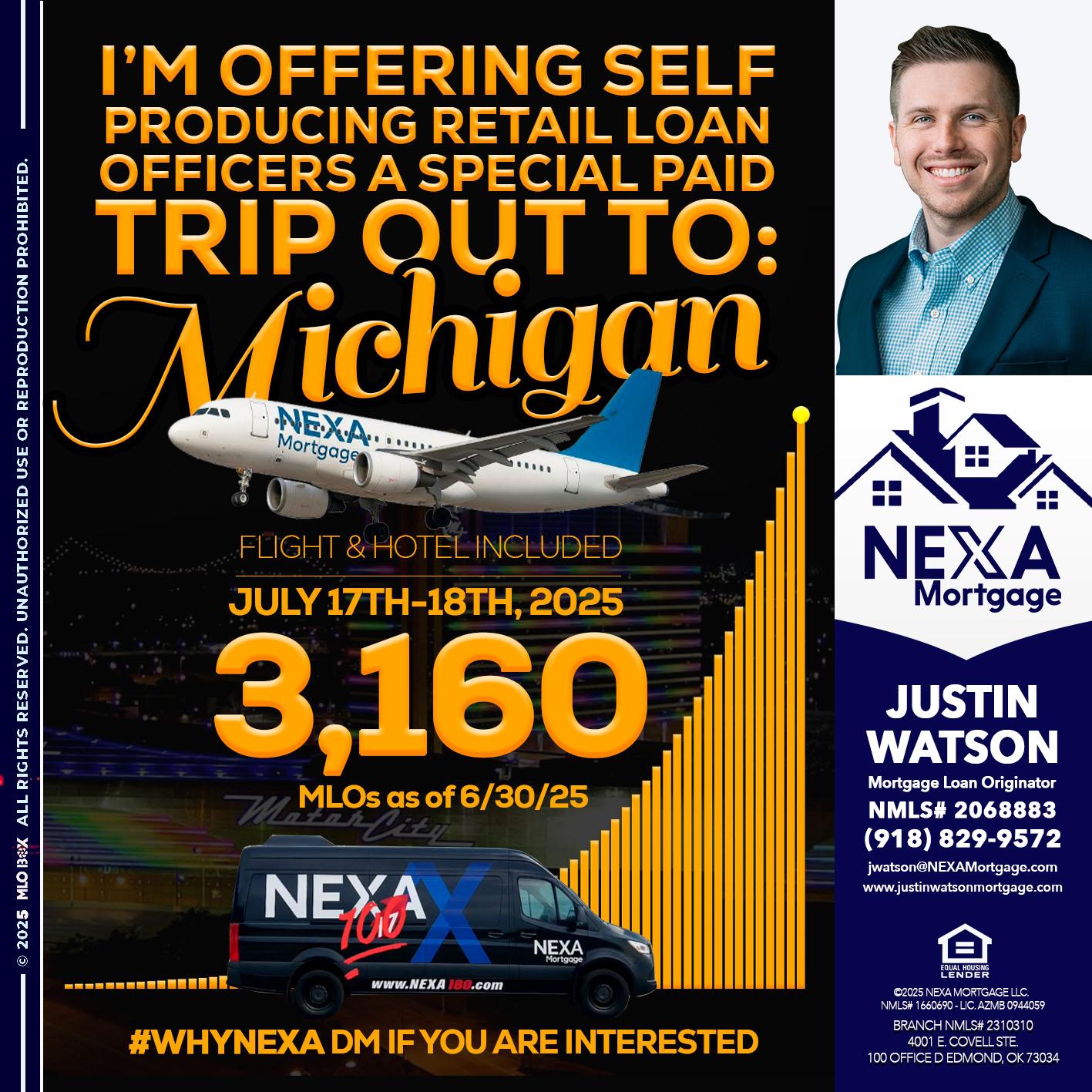 MICHIGAN TRIP - Justin Watson -Mortgage Loan Originator