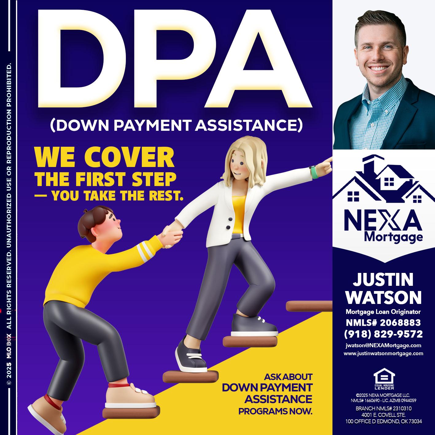 DPA LOANS - Justin Watson -Mortgage Loan Originator