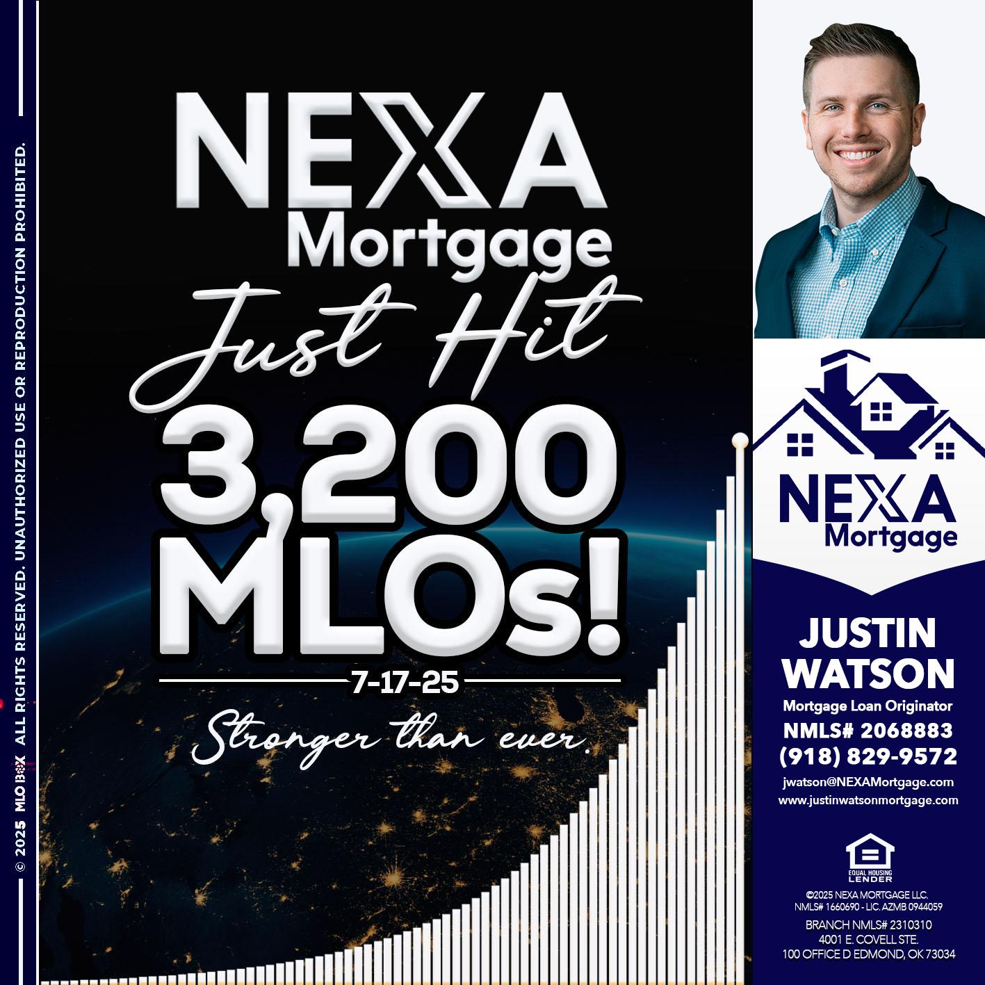 3200 MLOs - Justin Watson -Mortgage Loan Originator