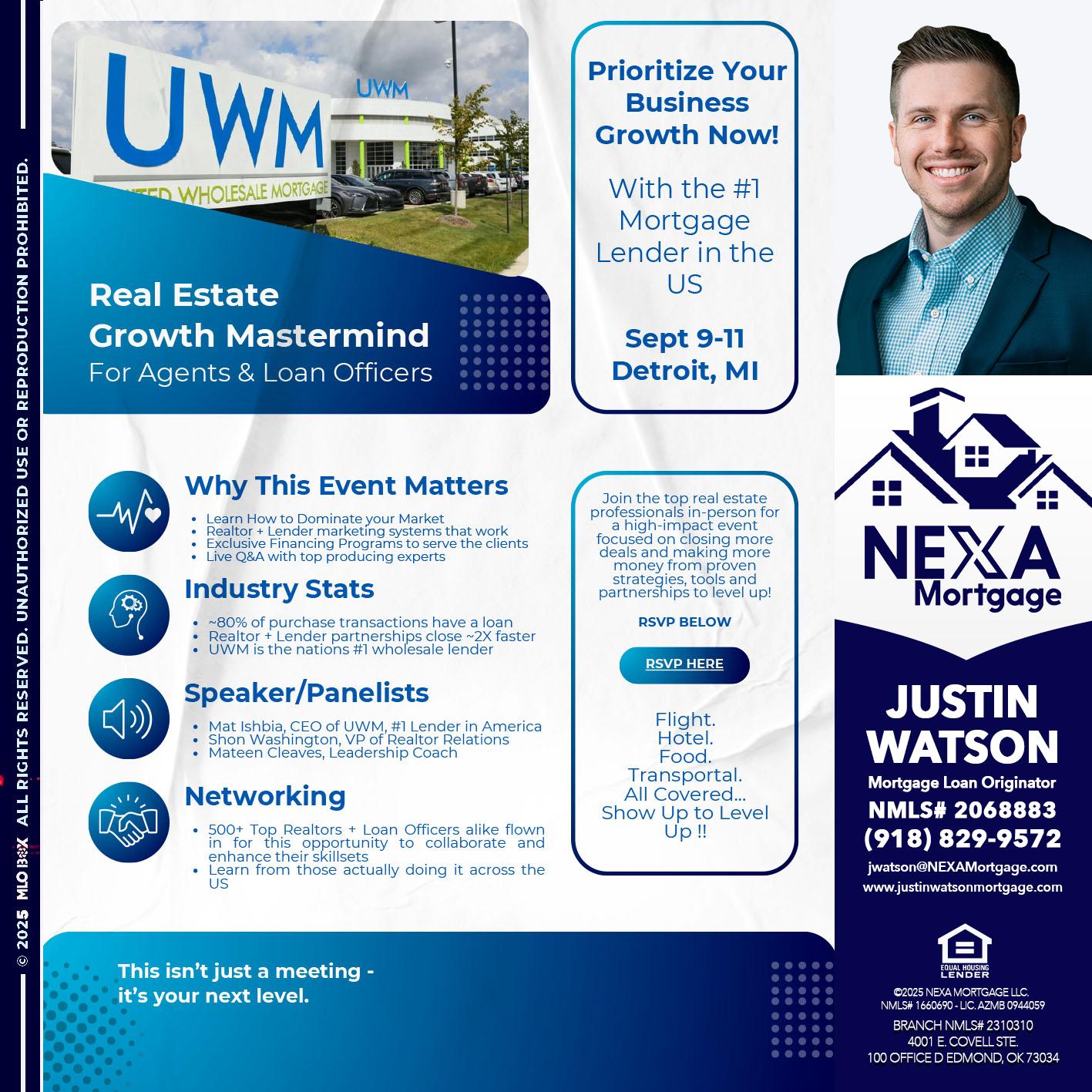 DETROIT TRIP - Justin Watson -Mortgage Loan Originator