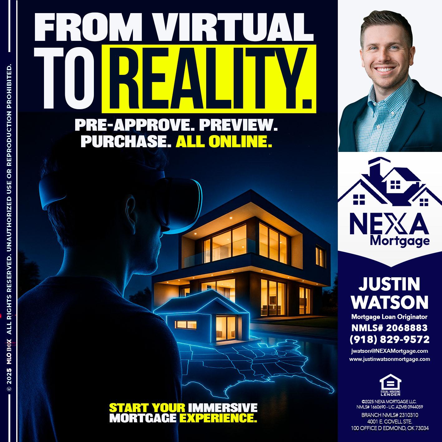 FROM VIRTUAL - Justin Watson -Mortgage Loan Originator
