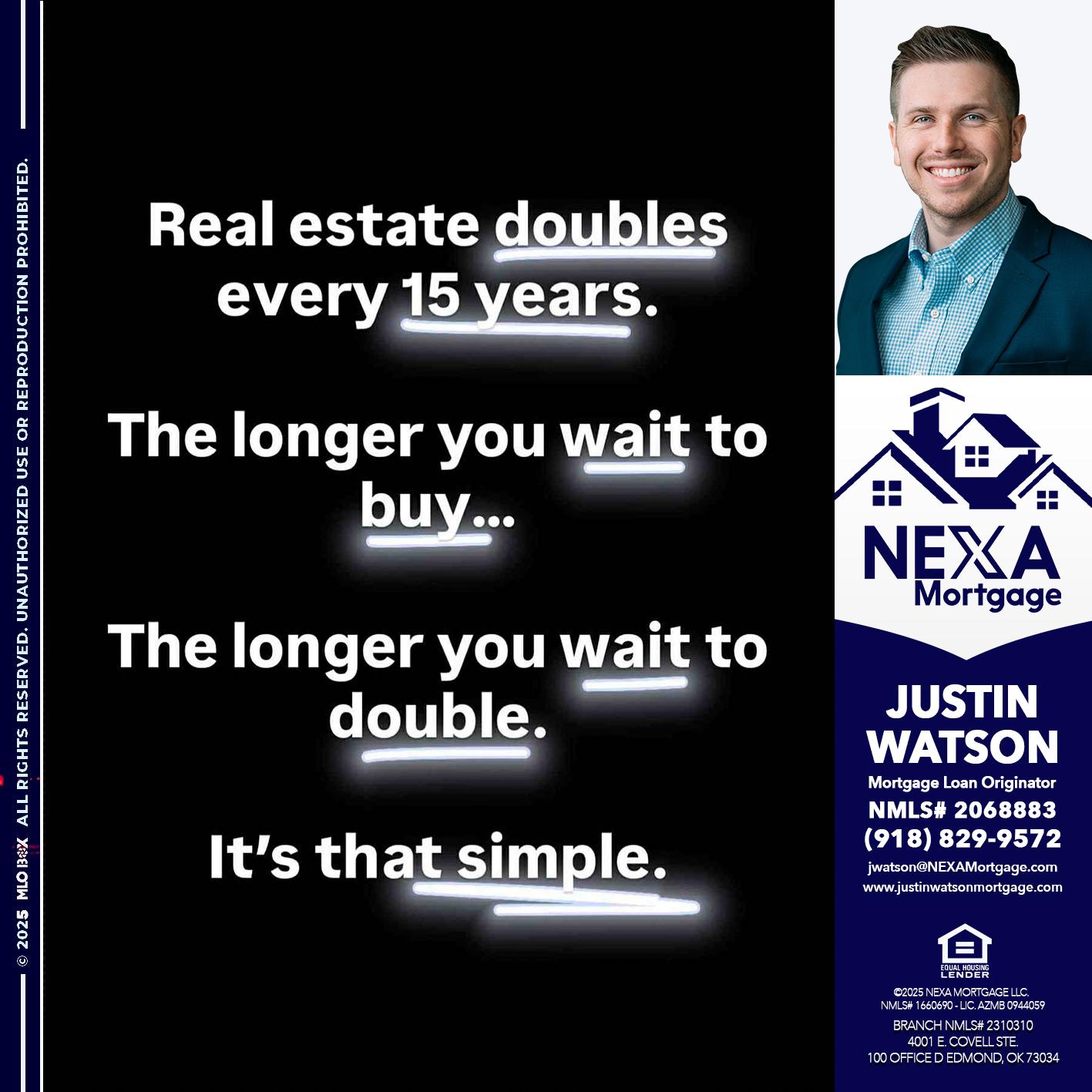 REAL ESTATE - Justin Watson -Mortgage Loan Originator