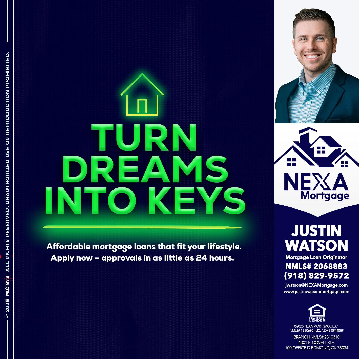turn dreams - Justin Watson -Mortgage Loan Originator