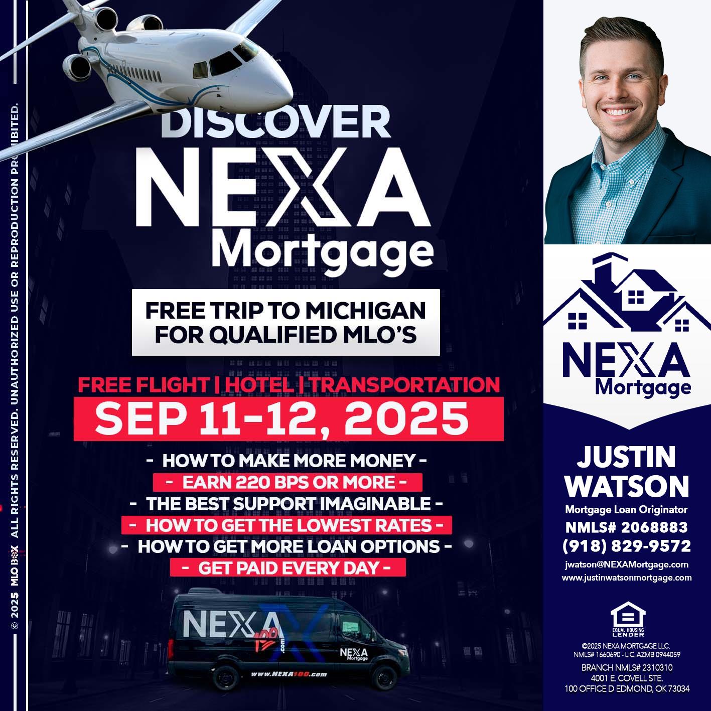 DISCOVER NEXA MORTGAGE - Justin Watson -Mortgage Loan Originator
