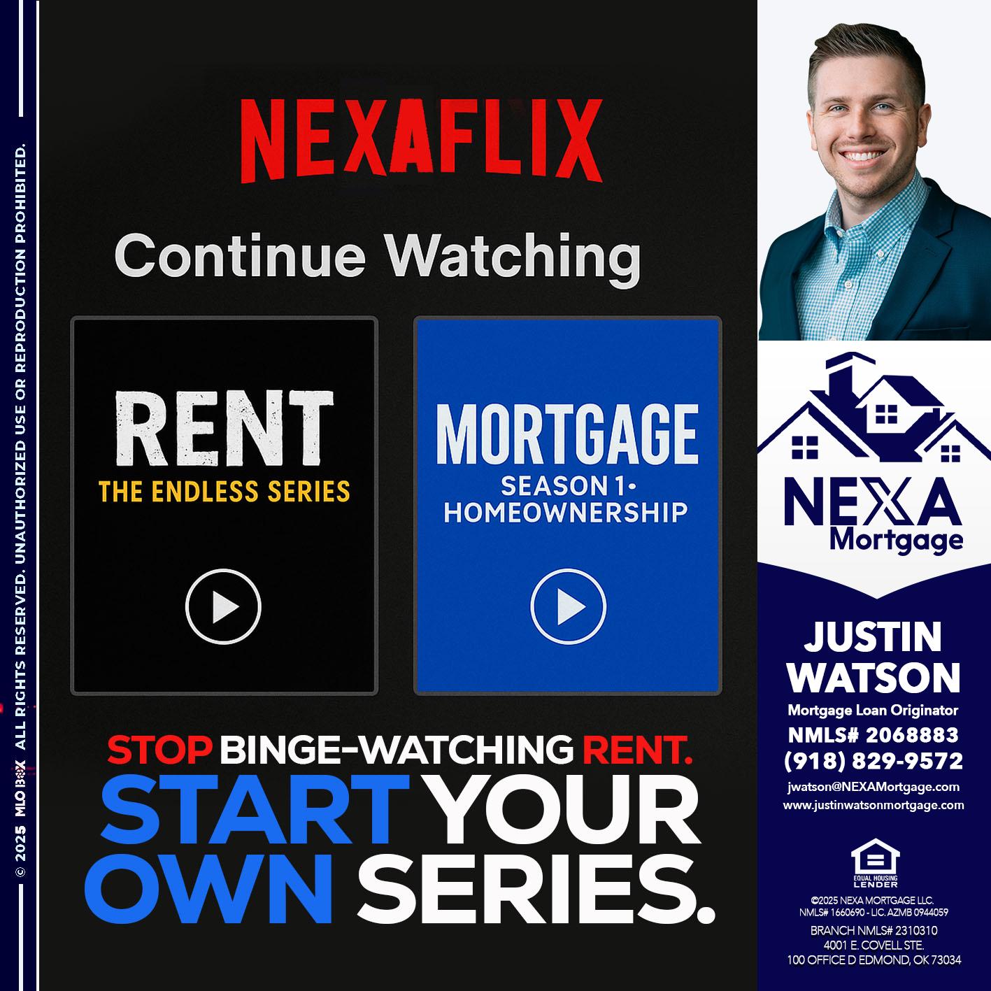 NEXAFLIX - Justin Watson -Mortgage Loan Originator