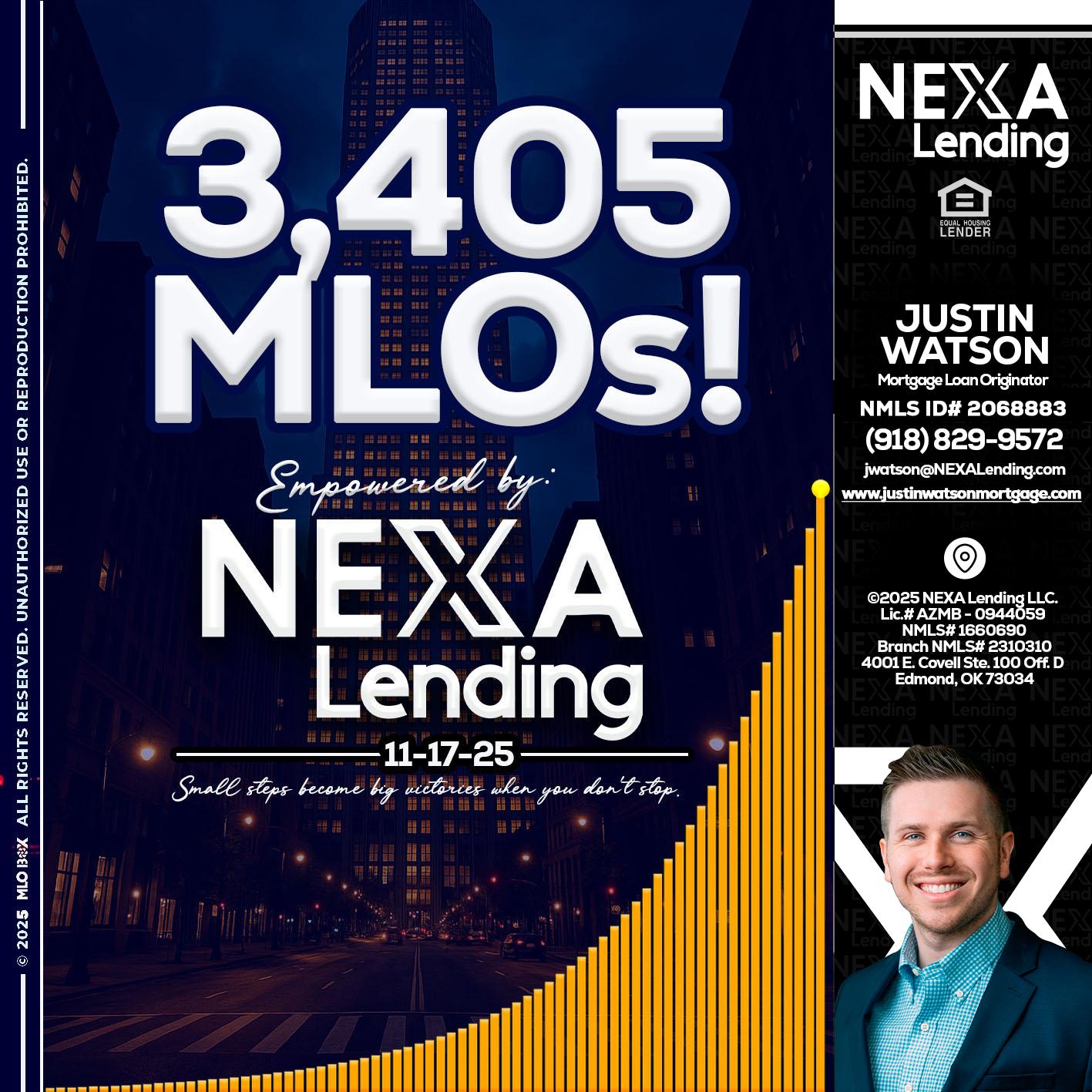3405 MLOs - Justin Watson -Mortgage Loan Originator