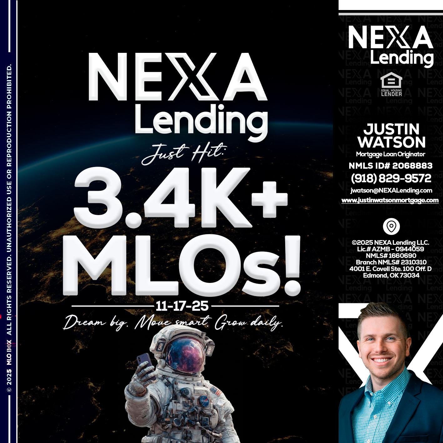 3.4K MLOs - Justin Watson -Mortgage Loan Originator