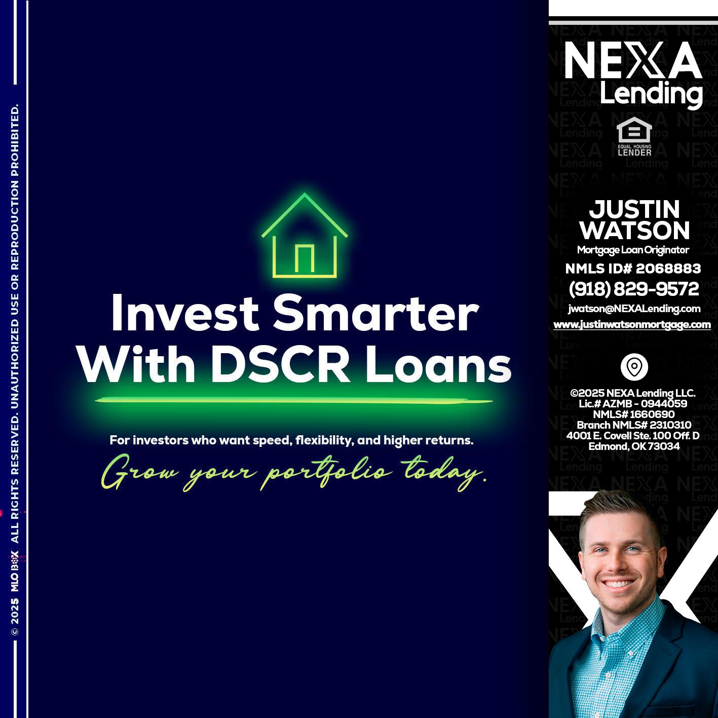 DSCR - Justin Watson -Mortgage Loan Originator