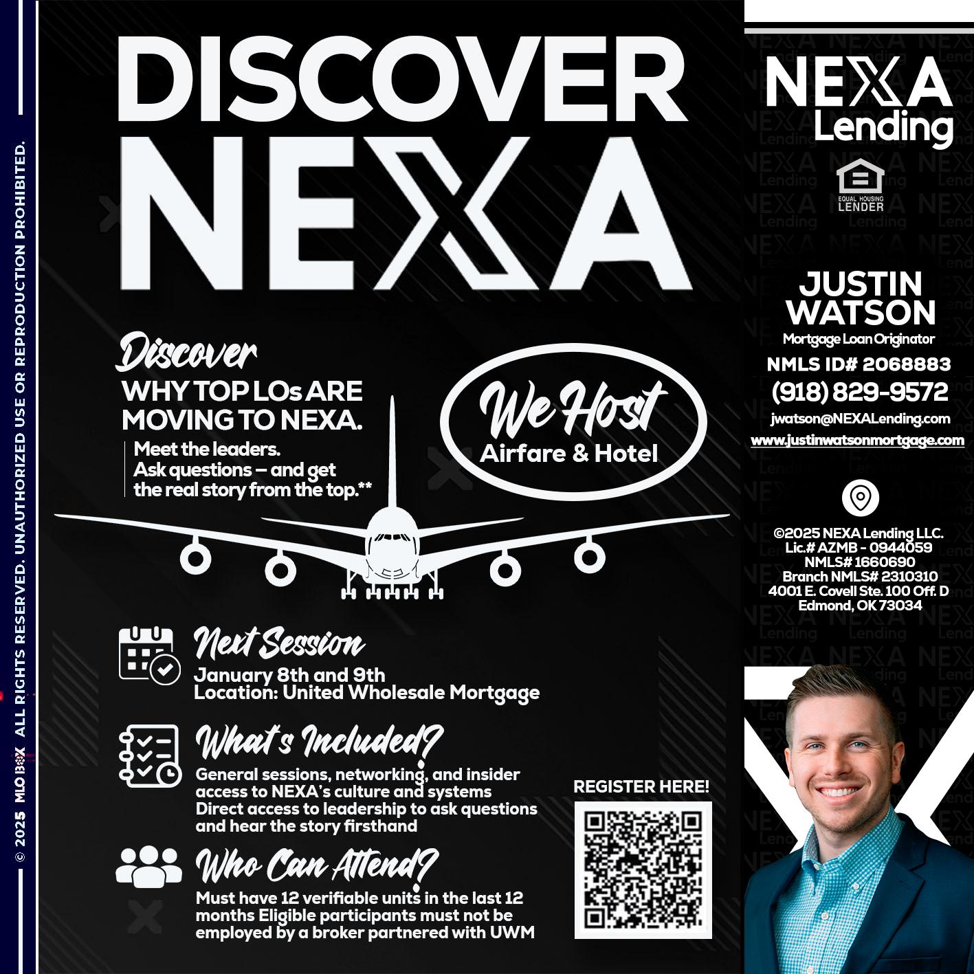 DISCOVER NEXA - Justin Watson -Mortgage Loan Originator