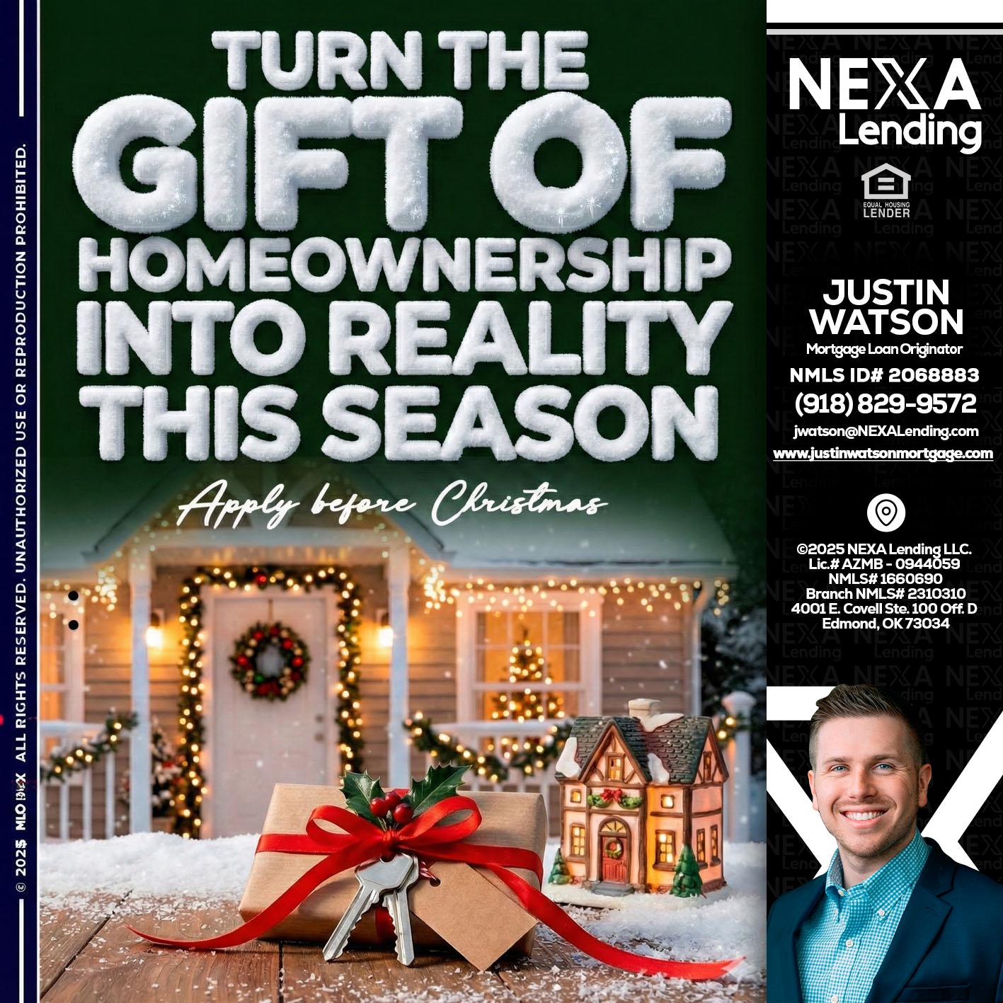 TURN GIFTS - Justin Watson -Mortgage Loan Originator