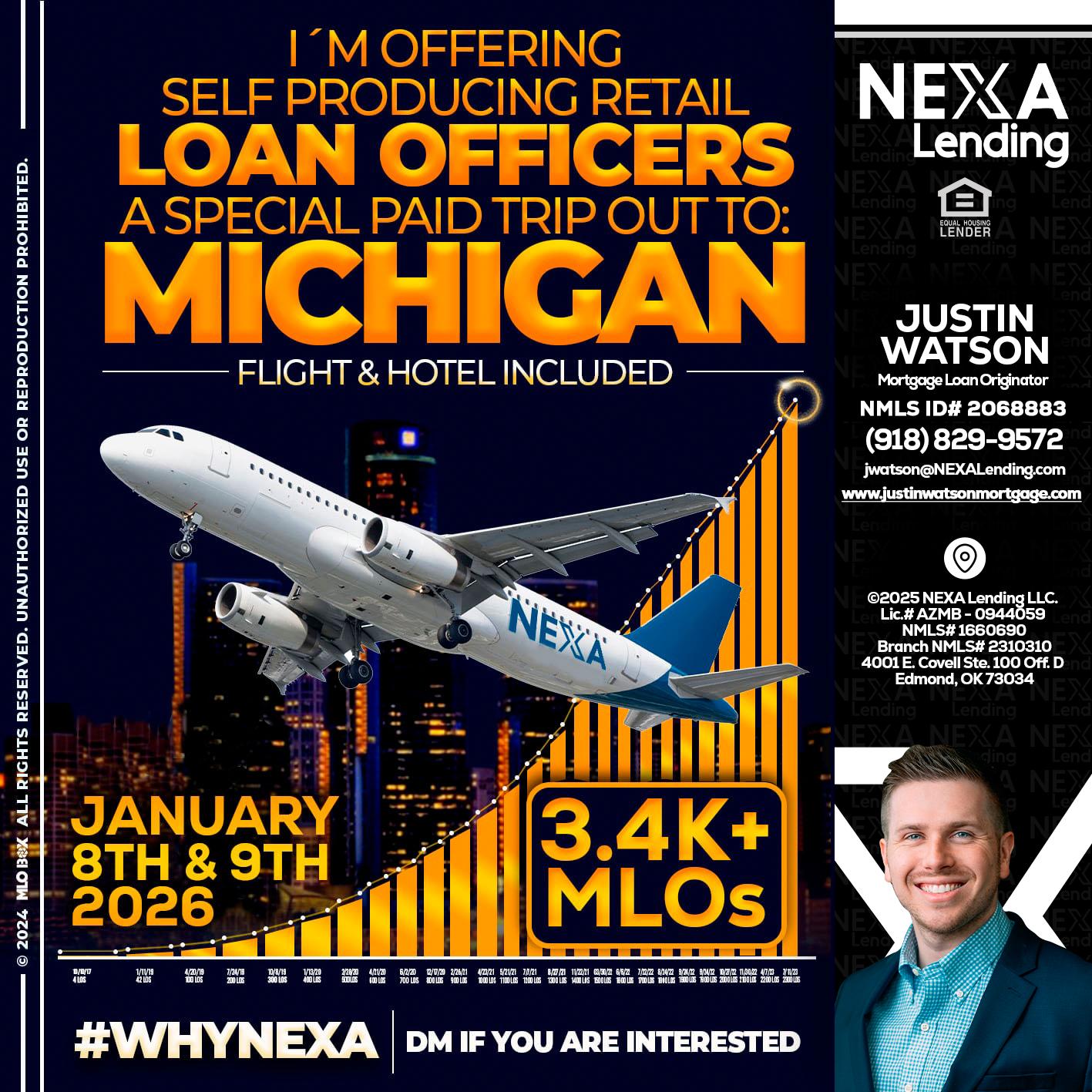 MICHIGAN TRIP - Justin Watson -Mortgage Loan Originator