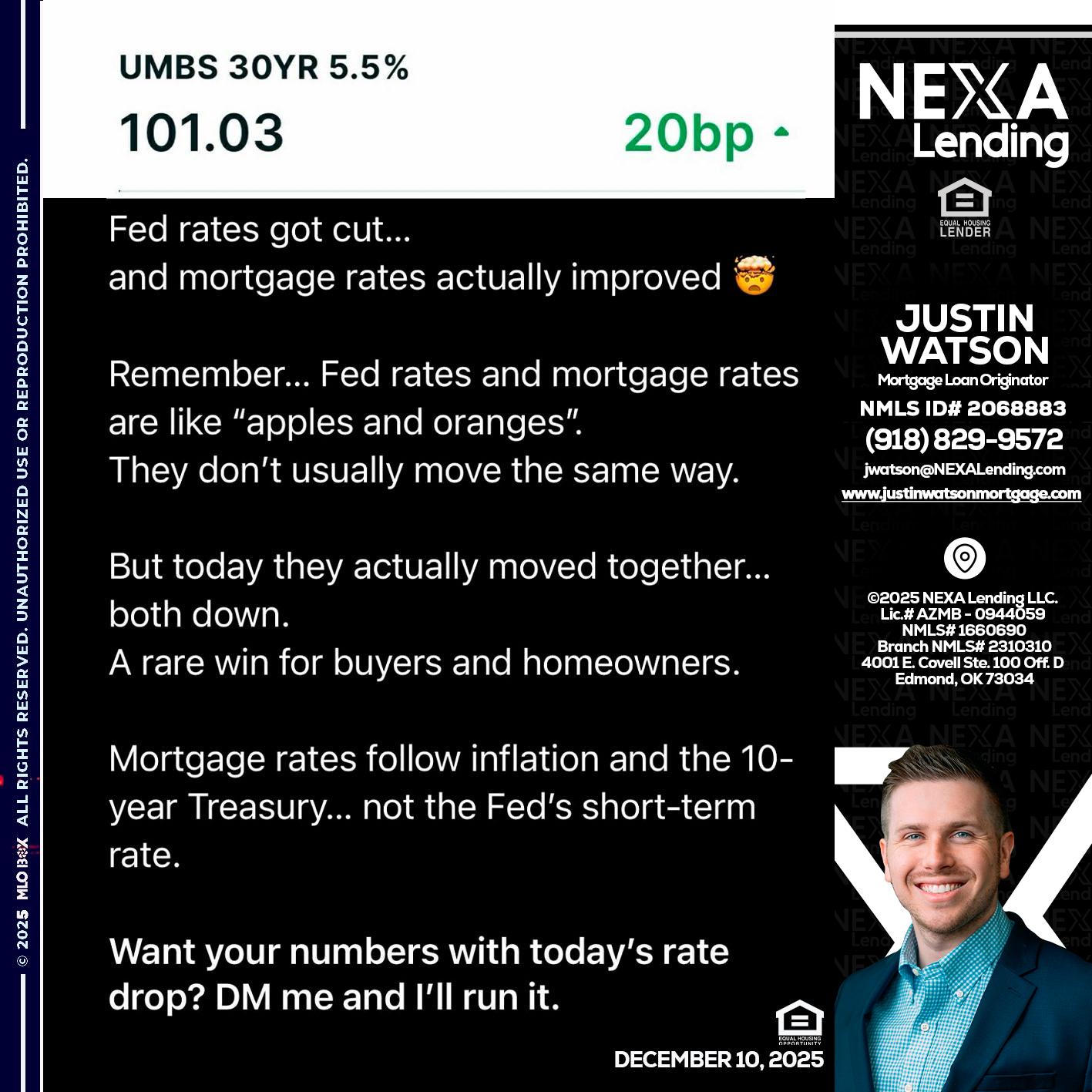 101.3 - Justin Watson -Mortgage Loan Originator