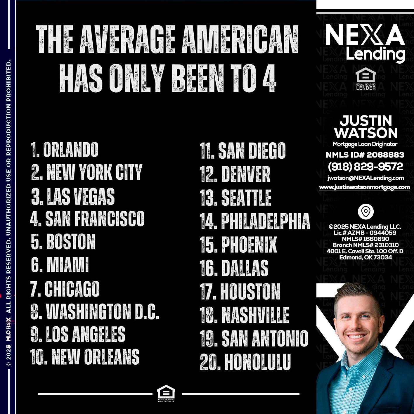 THE AVERAGE AMERICAN - Justin Watson -Mortgage Loan Originator