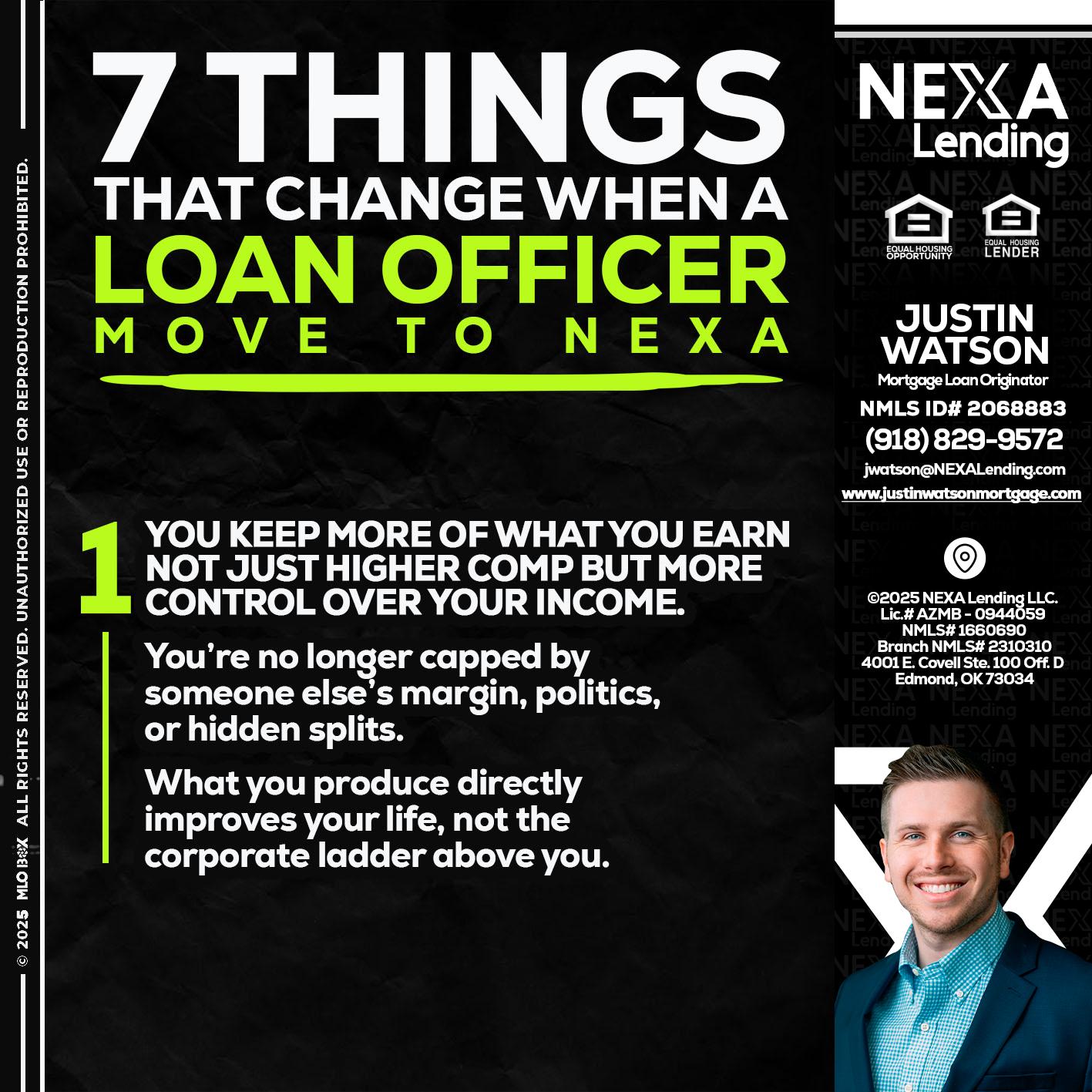 7 THINGS (1) - Justin Watson -Mortgage Loan Originator