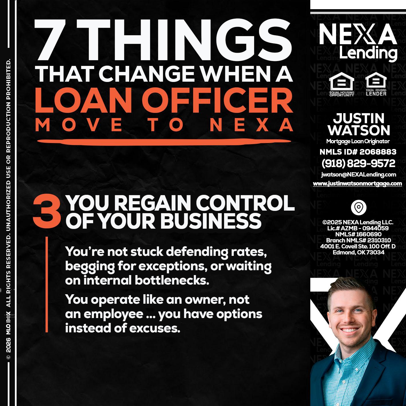 7 things (3) - Justin Watson -Mortgage Loan Originator