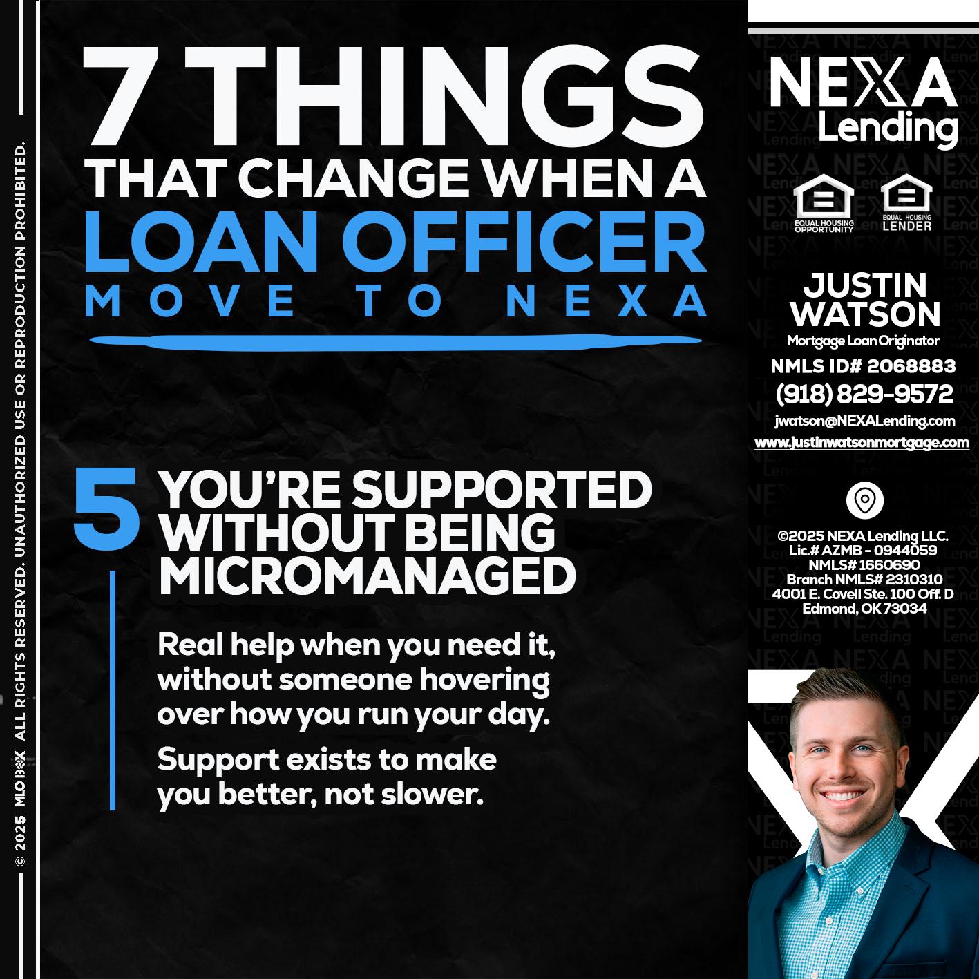7 THINGS (5) - Justin Watson -Mortgage Loan Originator