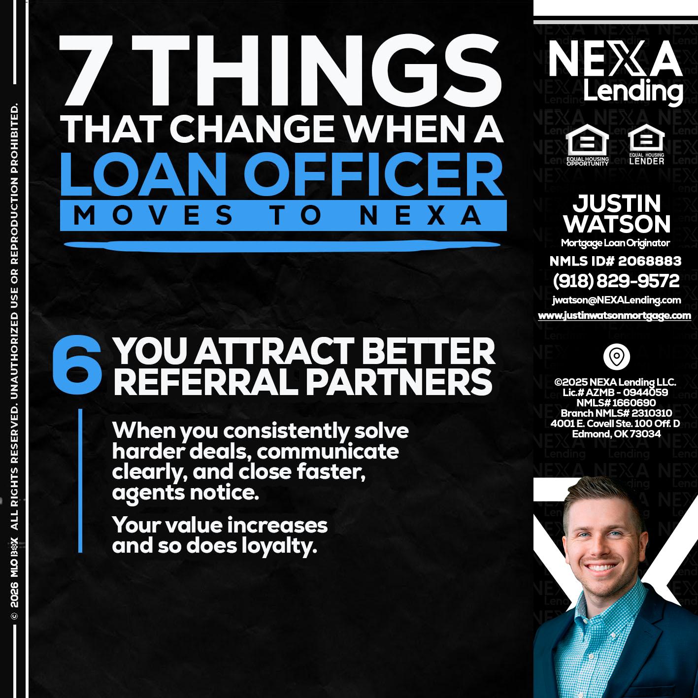 7 THINGS (6) - Justin Watson -Mortgage Loan Originator