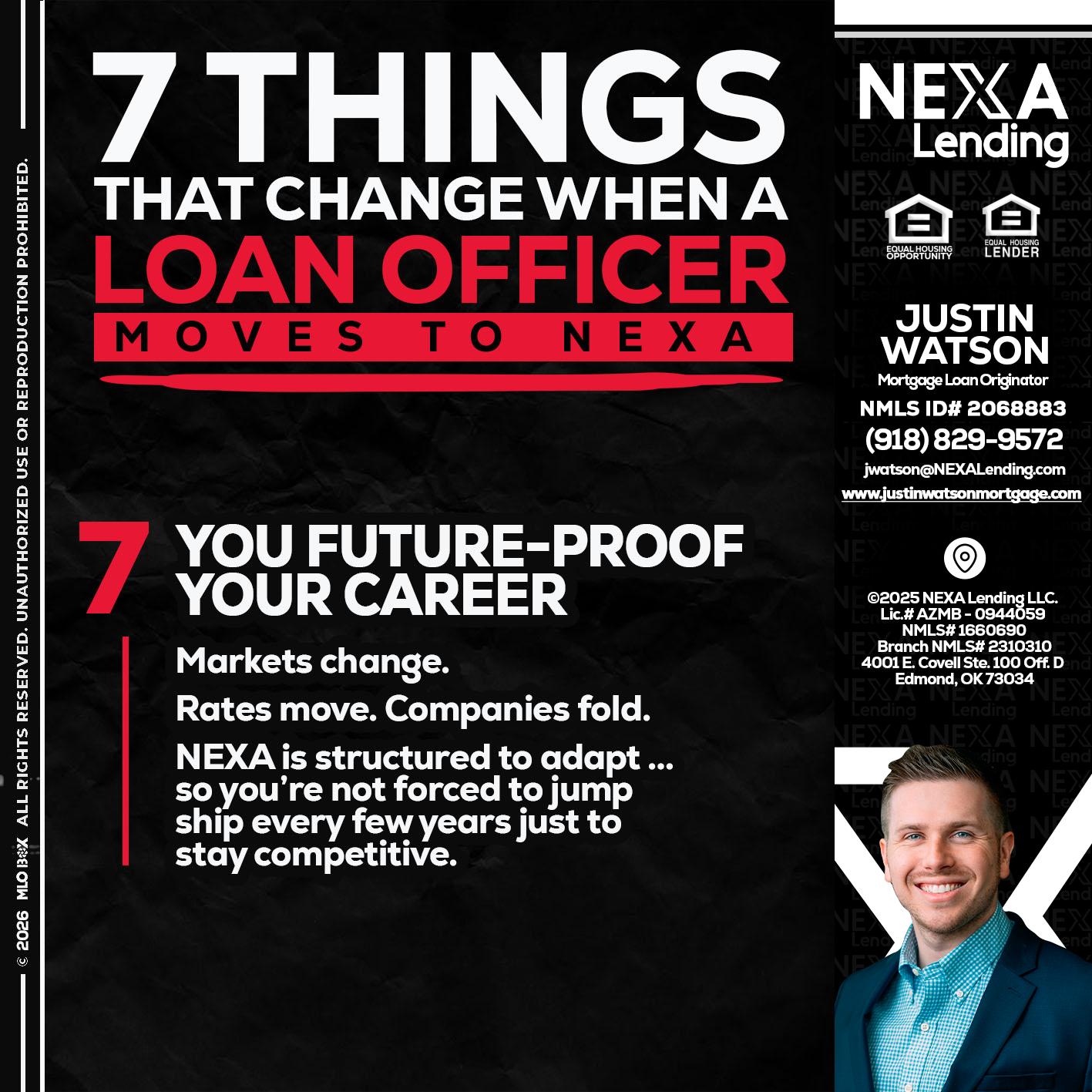 7 THINGS (7) - Justin Watson -Mortgage Loan Originator