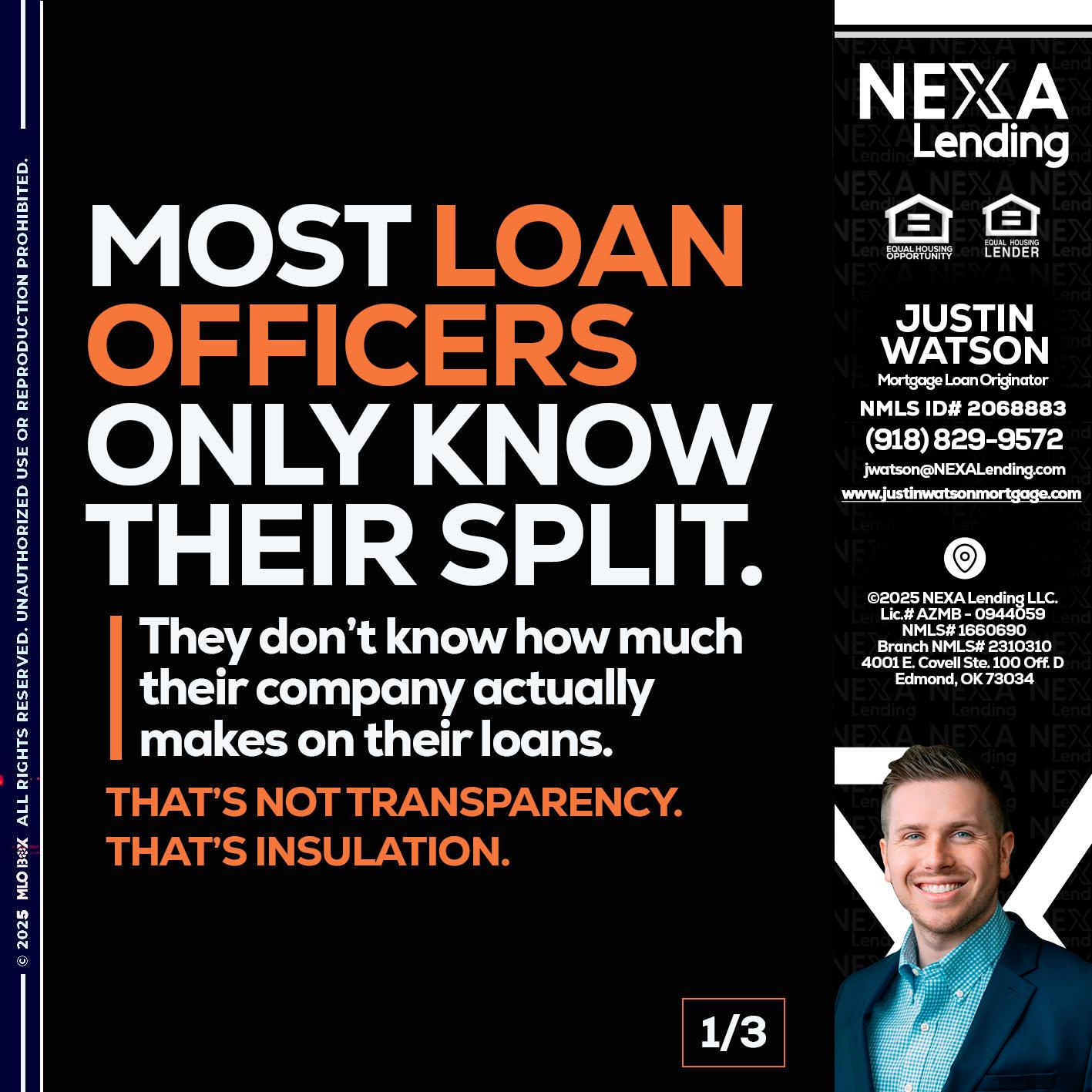 1 OF 3 - Justin Watson -Mortgage Loan Originator