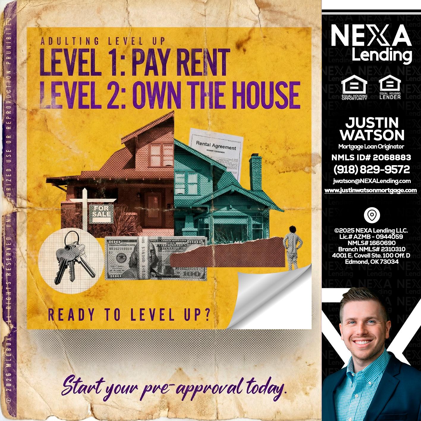 LEVEL 1 - Justin Watson -Mortgage Loan Originator