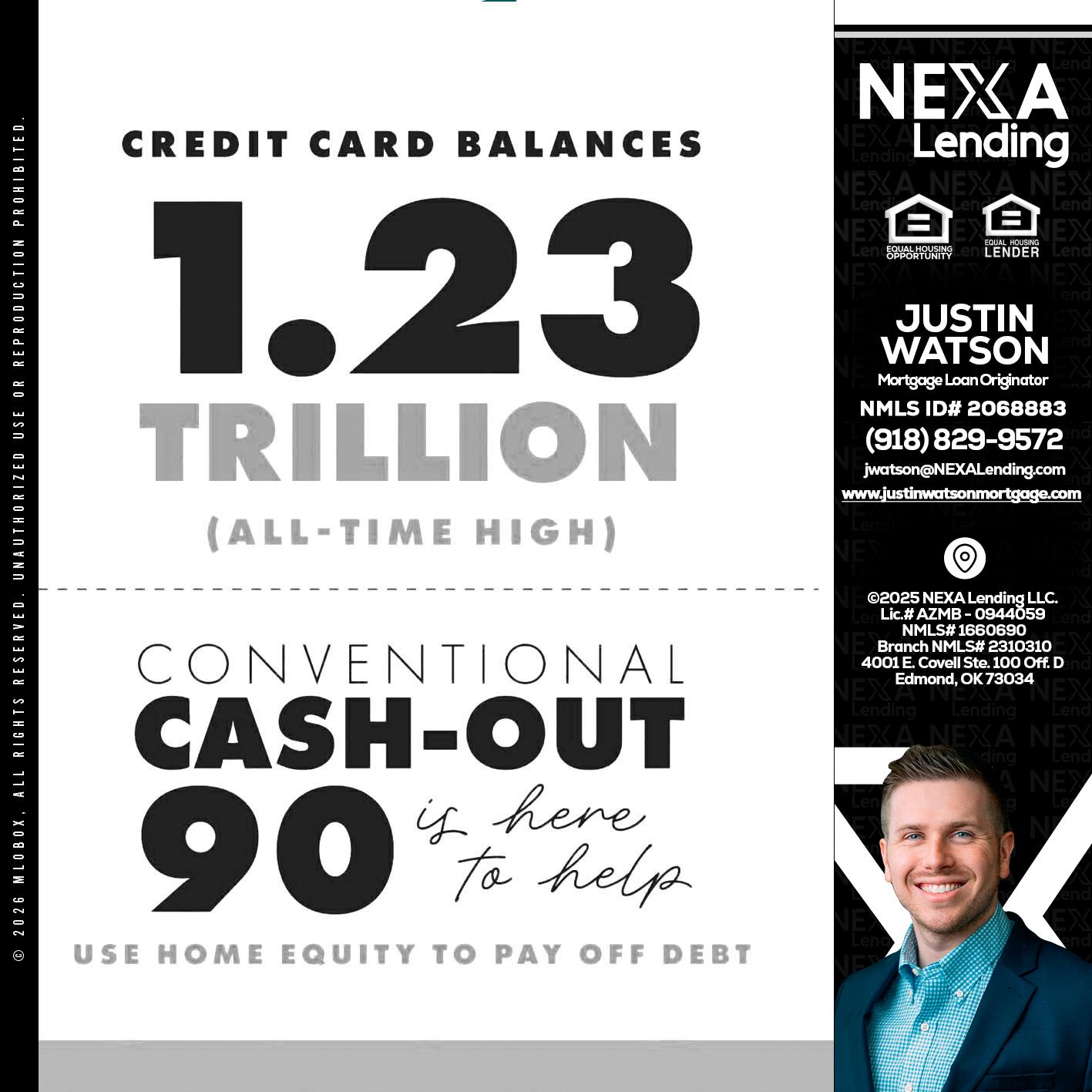 CREDIT CARD BALANCE - Justin Watson -Mortgage Loan Originator