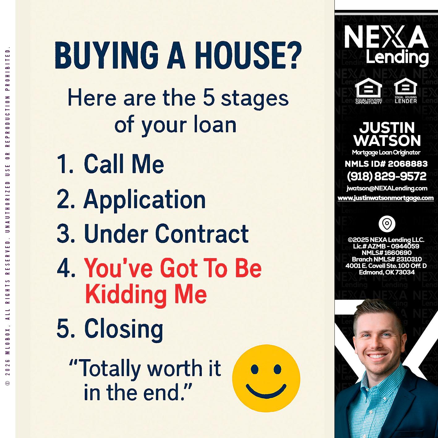 BUYING A HOUSE - Justin Watson -Mortgage Loan Originator