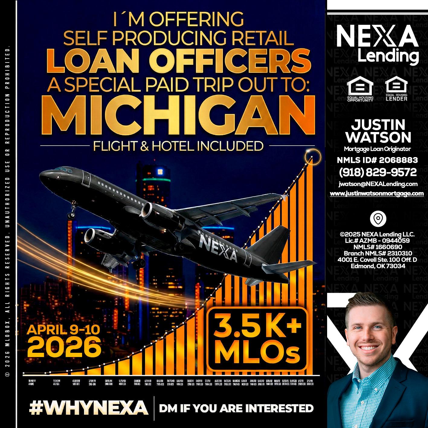 3.5K - Justin Watson -Mortgage Loan Originator