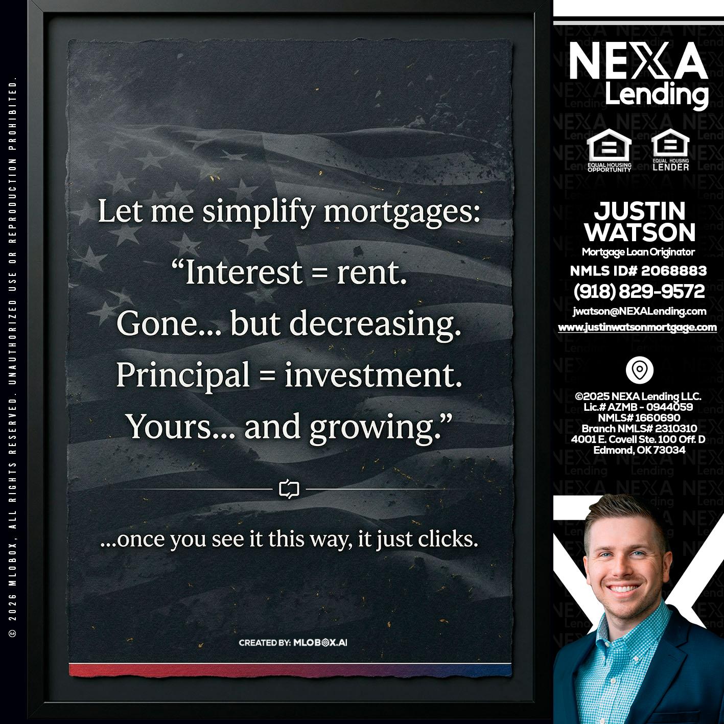 LET ME SIMPLIFY - Justin Watson -Mortgage Loan Originator