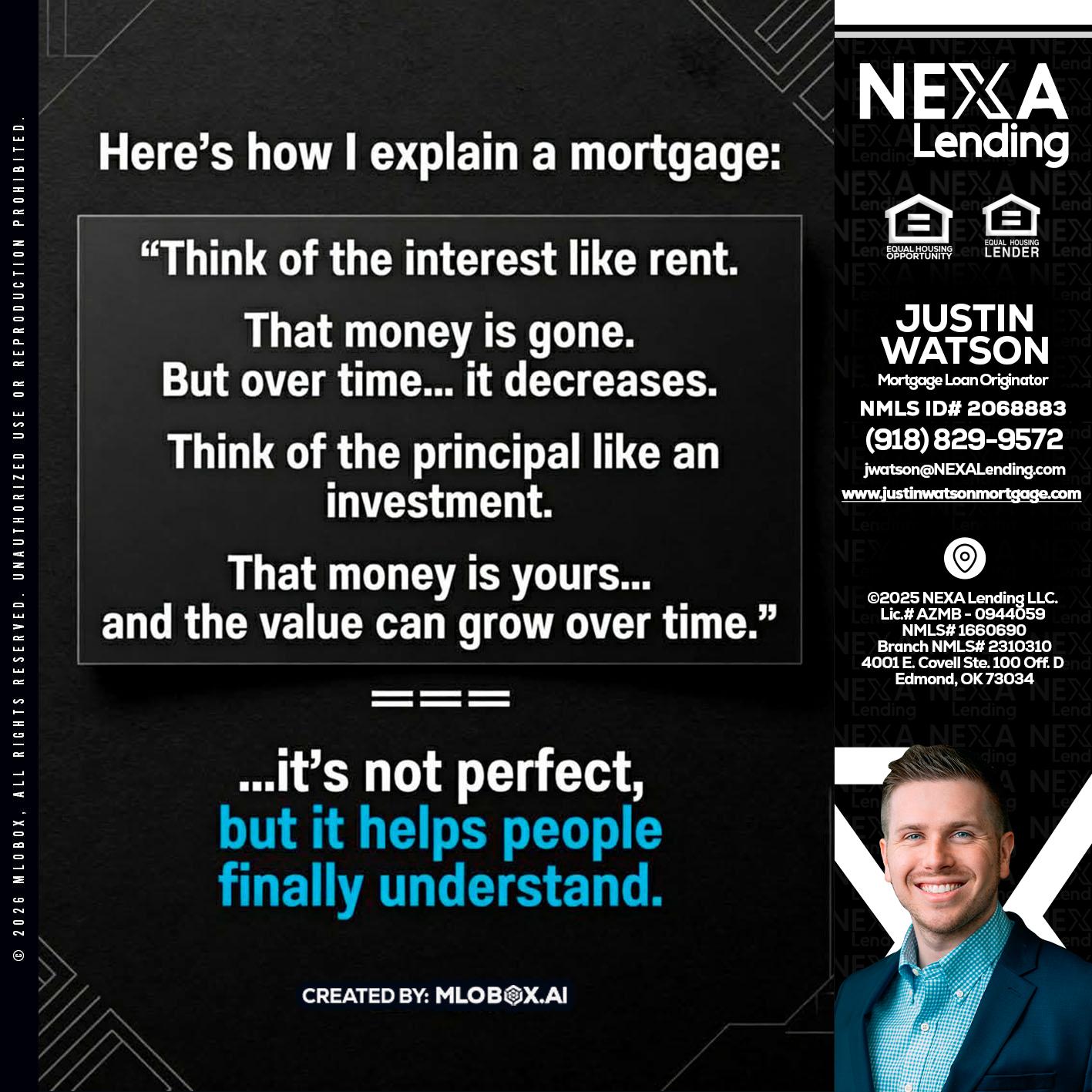 HERES NOW - Justin Watson -Mortgage Loan Originator