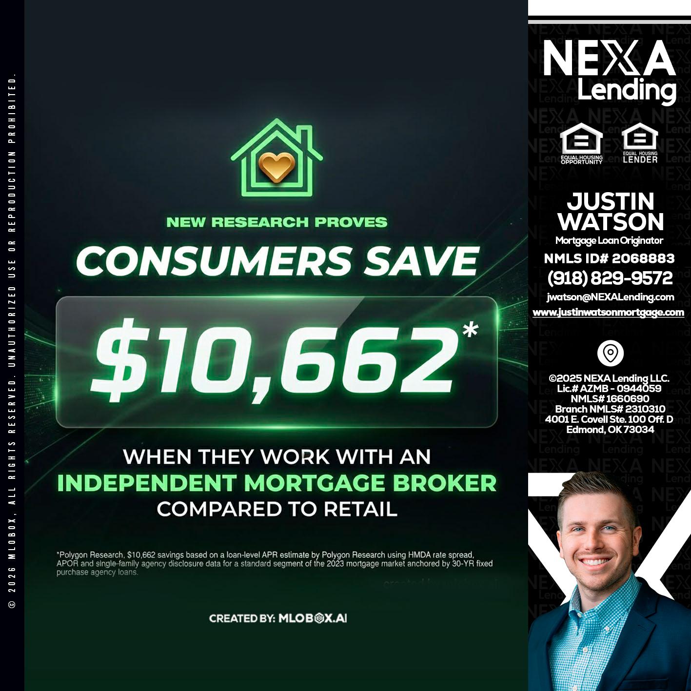 10,662 - Justin Watson -Mortgage Loan Originator