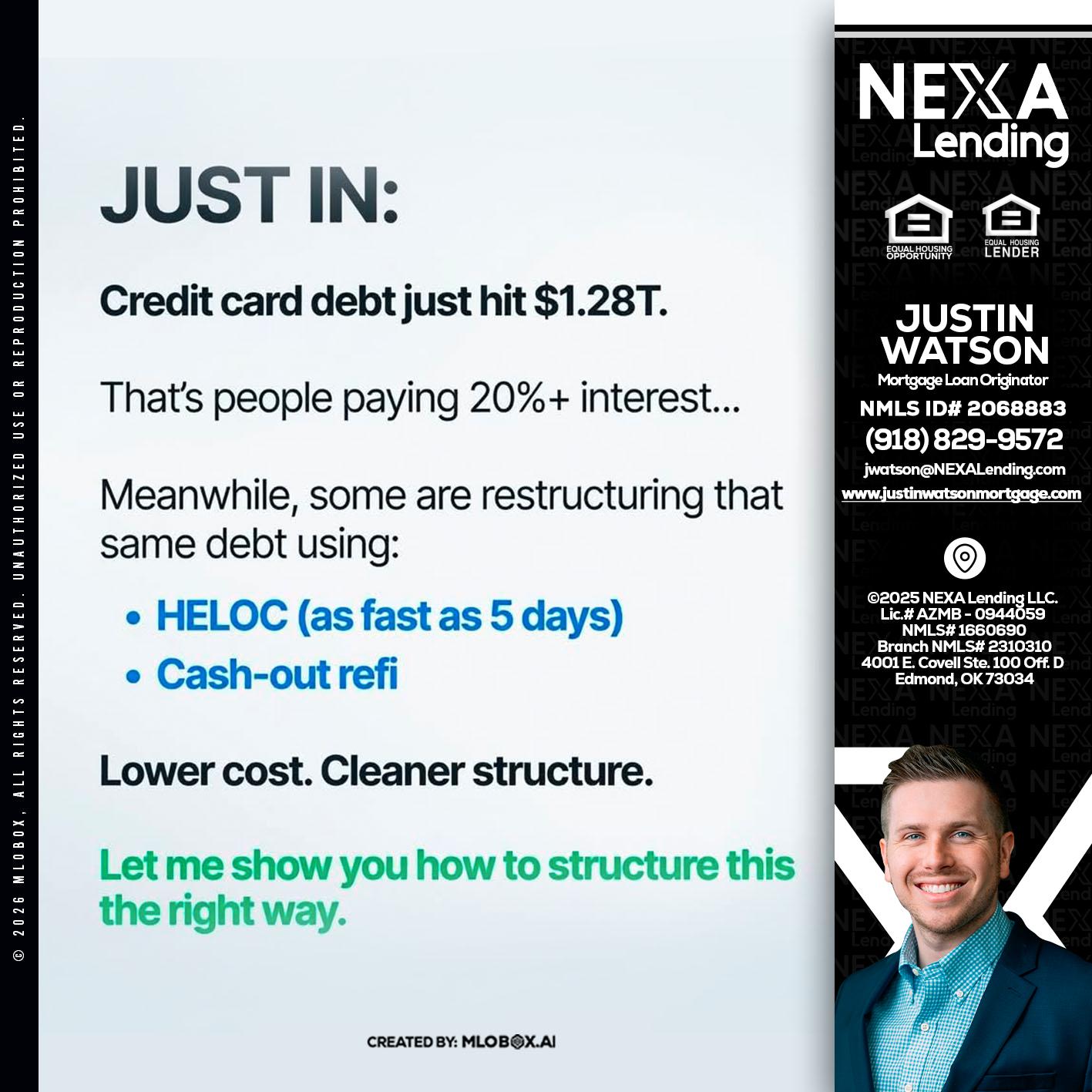 JUST IN - Justin Watson -Mortgage Loan Originator