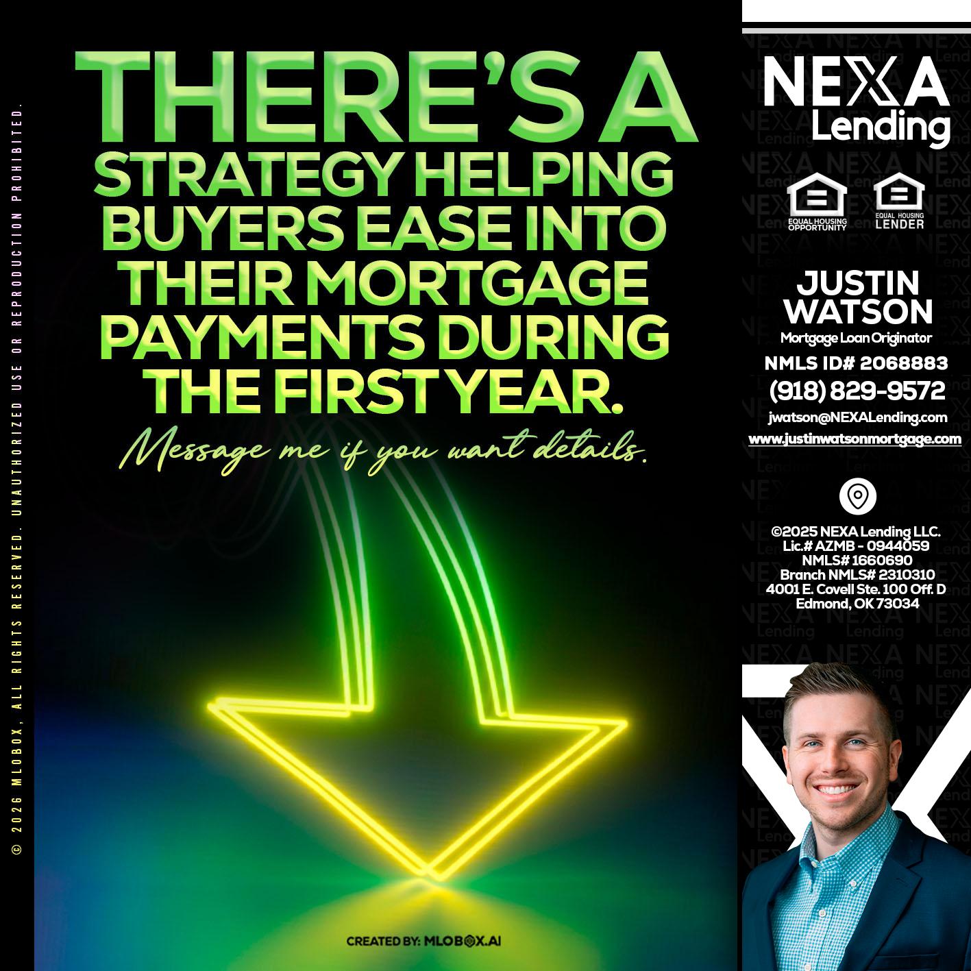 THERES A STATEGY - Justin Watson -Mortgage Loan Originator