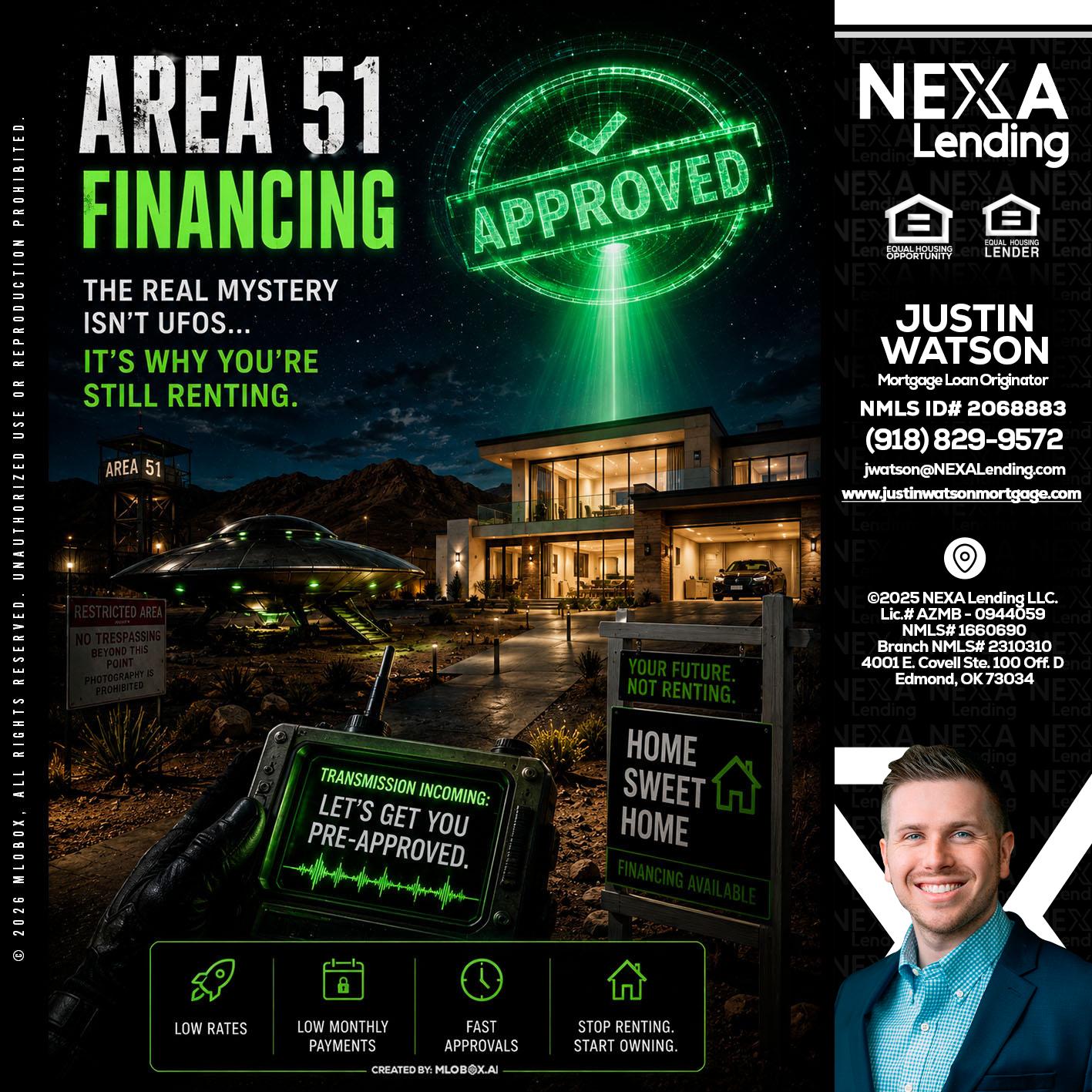 AREA 51 - Justin Watson -Mortgage Loan Originator