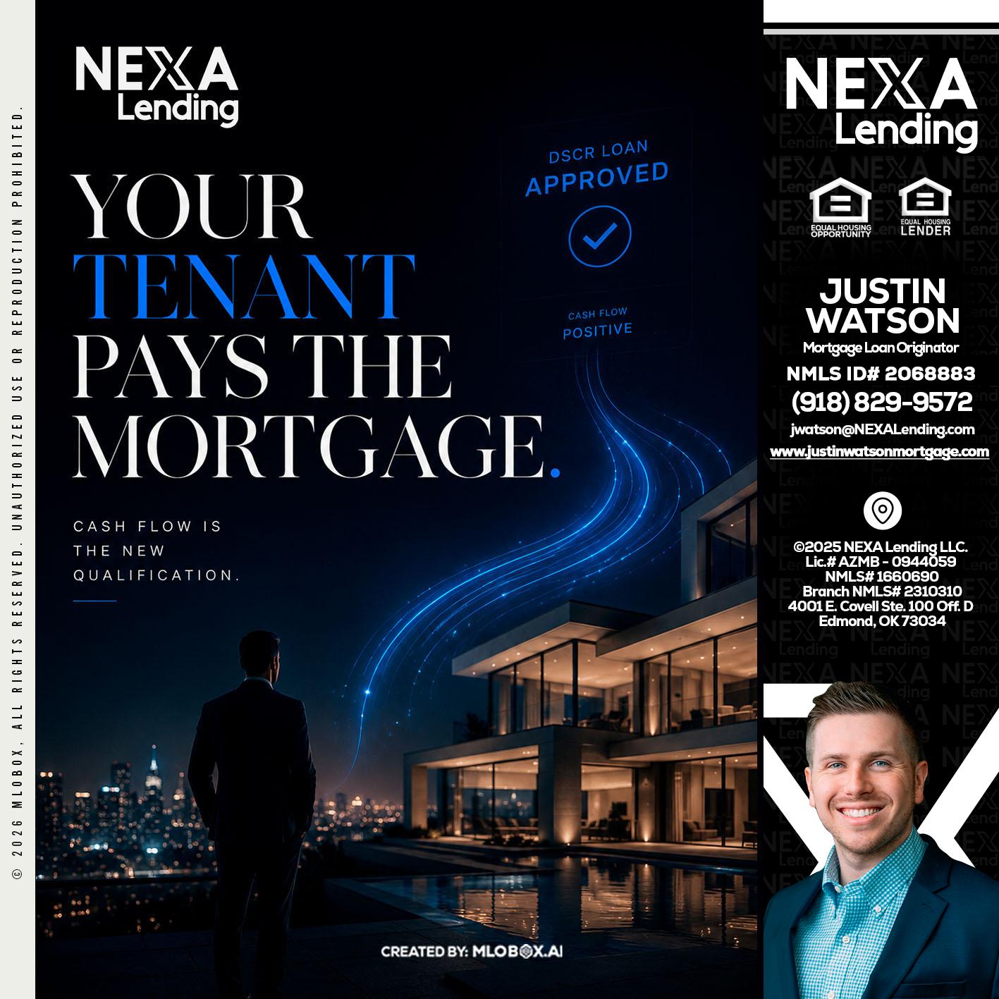 DSCR LOANS - Justin Watson -Mortgage Loan Originator
