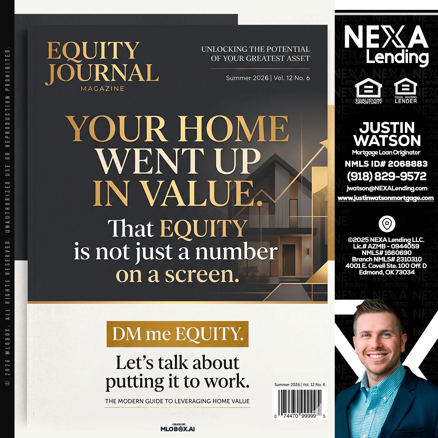 YOUR HOME - Justin Watson -Mortgage Loan Originator