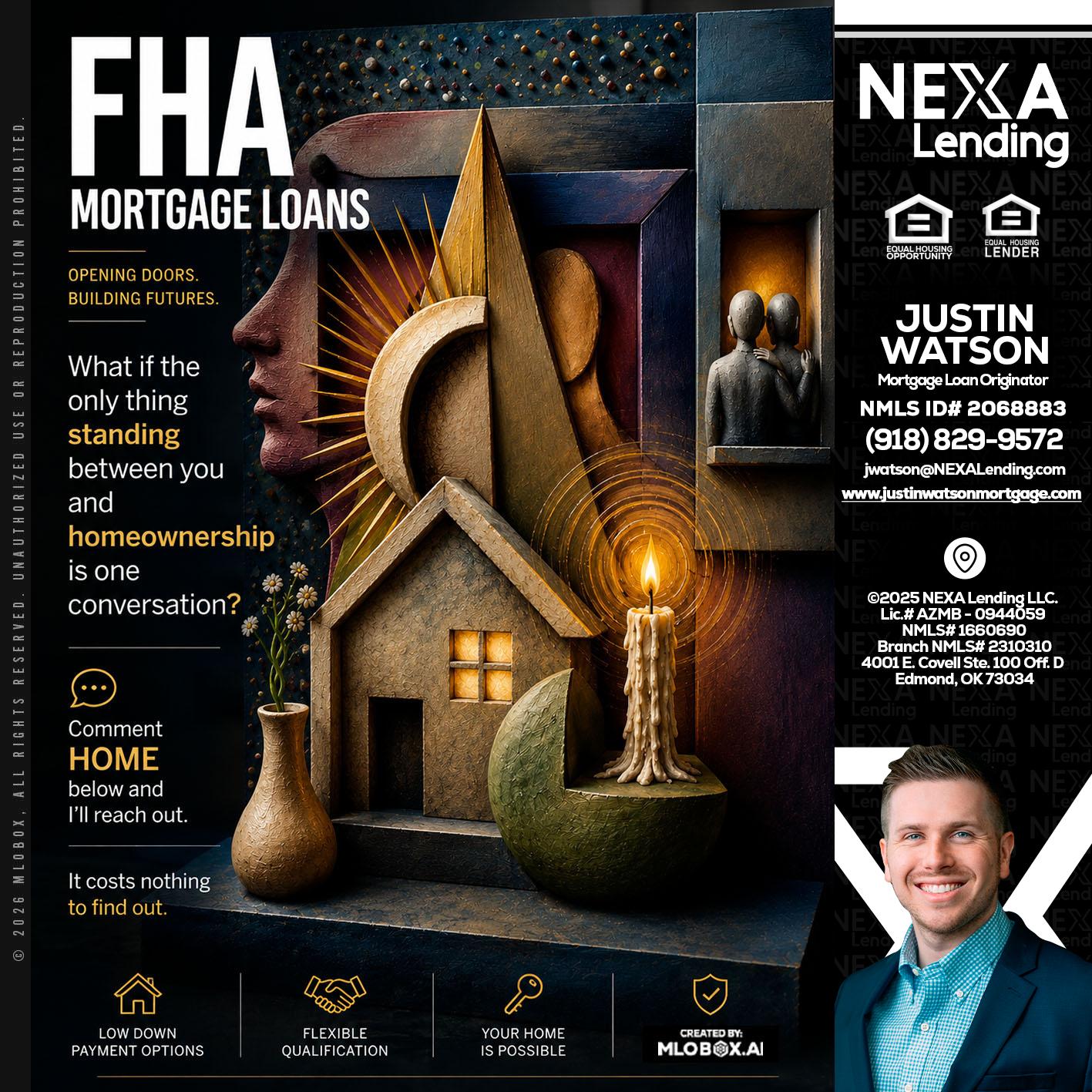 FHA - Justin Watson -Mortgage Loan Originator