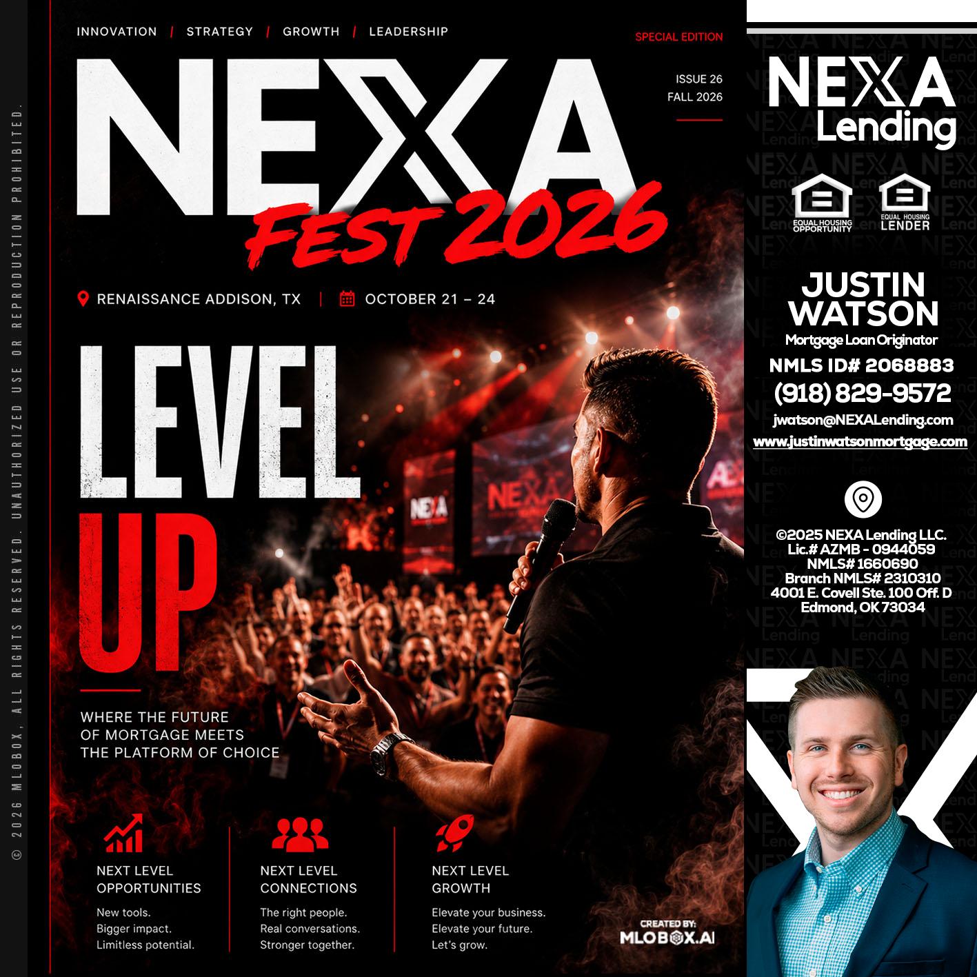 NEXA FEST 2026 - Justin Watson -Mortgage Loan Originator