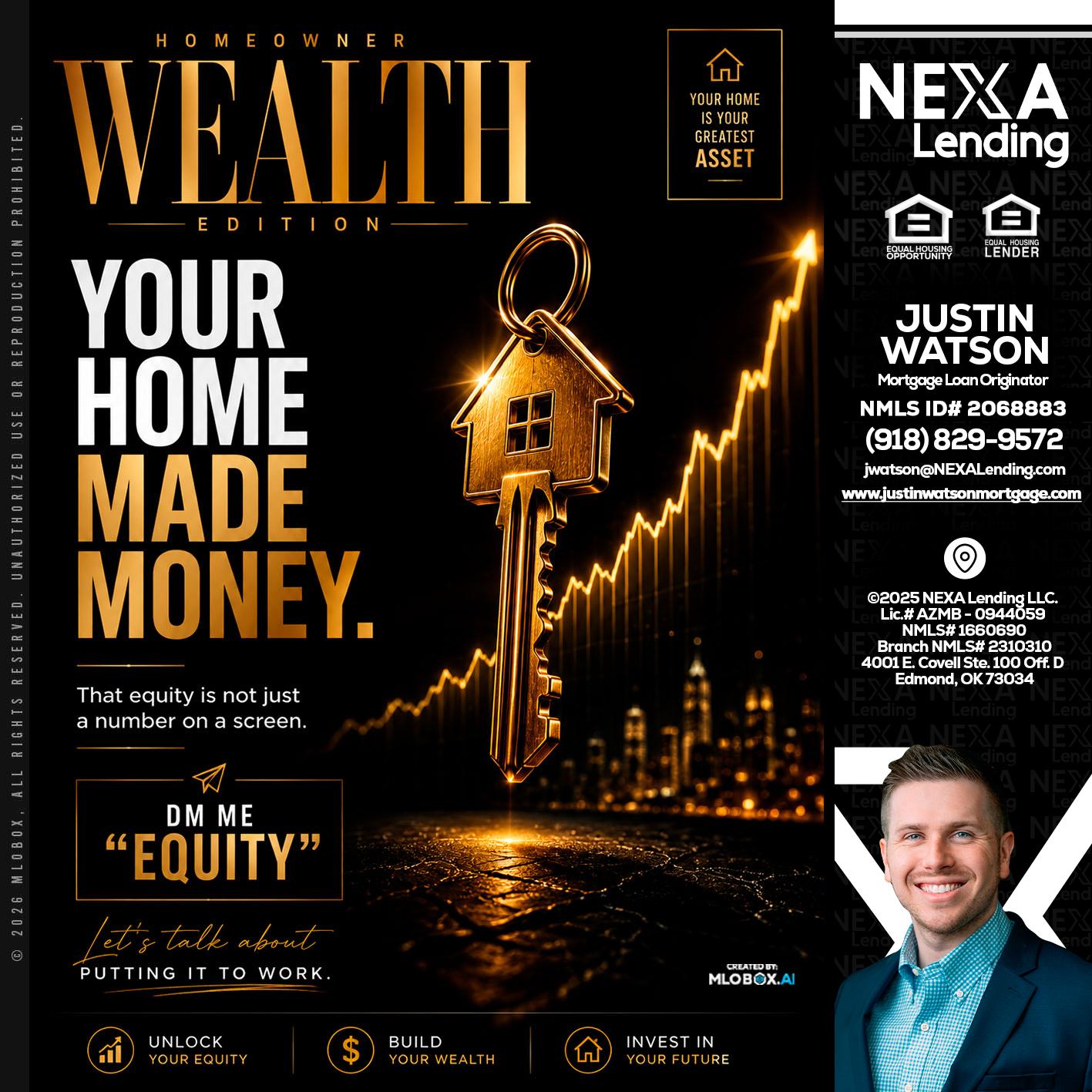 YOUR HOME MADE - Justin Watson -Mortgage Loan Originator