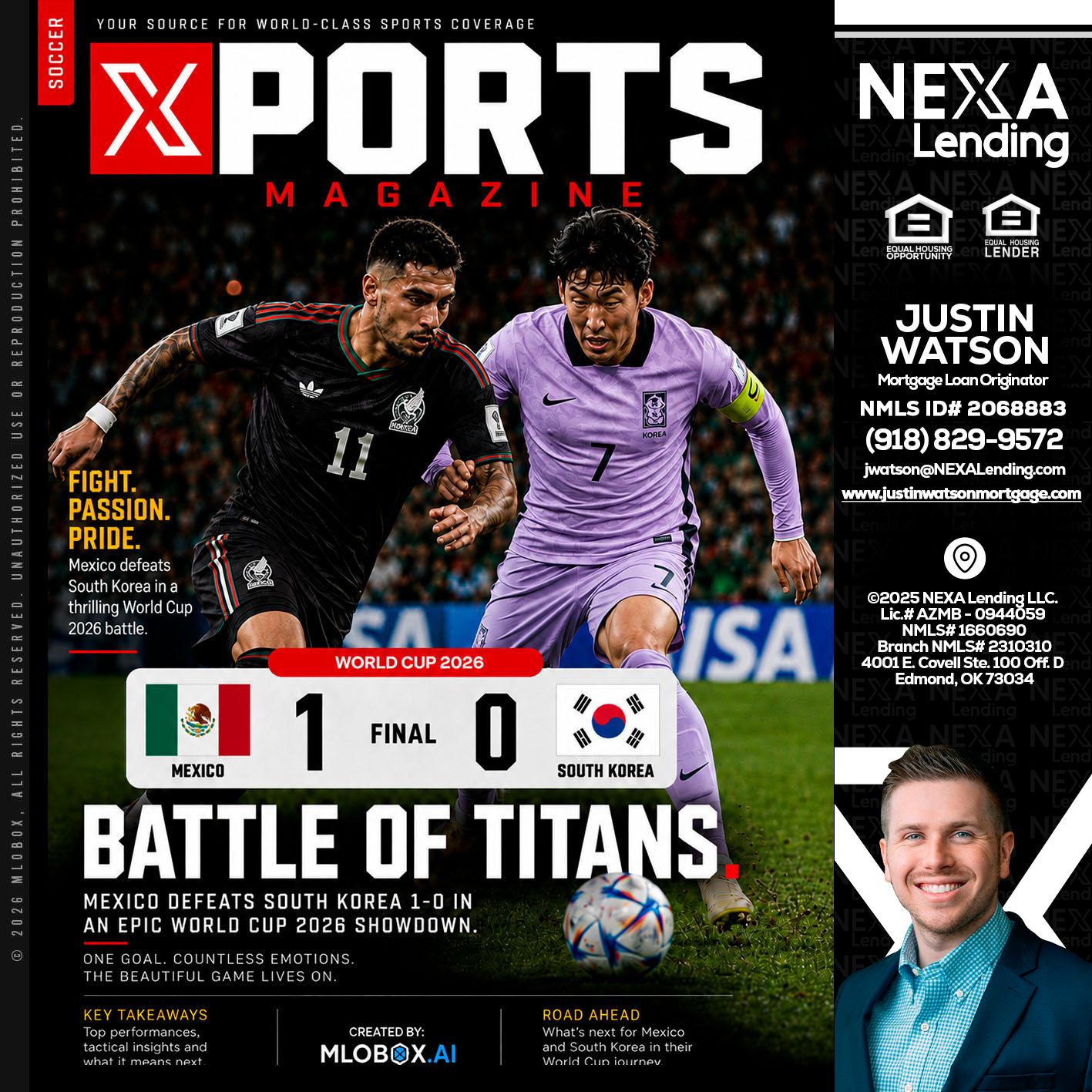 XPORTS MAGAZINE - Justin Watson -Mortgage Loan Originator